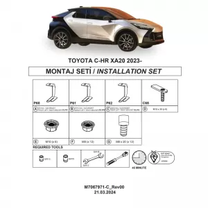 image-6-Side Step Brackets (Dma) suitable for Toyota C-HR 2023- SUV AX20