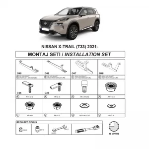 image-8-Side Step Brackets (Dma) suitable for Nissan X-Trail 2021- SUV T33