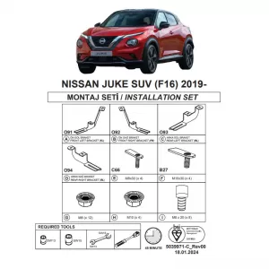 image-9-Side Step Brackets (Dma) suitable for Nissan Juke 2019- SUV F16