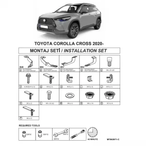 image-11-Side Step Brackets (Dma) suitable for Toyota Corolla Cross 2020- SUV Xg10