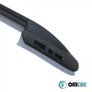 Roof Bars Railing suitable for Mercedes-Benz Citan 2013-2021 MVN W415 / Renault Kangoo 2008-2021 MVN FC Black 2 Pieces-image-6322322