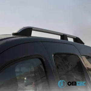 Roof Bars Railing suitable for Fiat Doblo 2010-2021 MVN 263 / Opel Combo 2011-2018 MVN IV Silver 2 Pieces