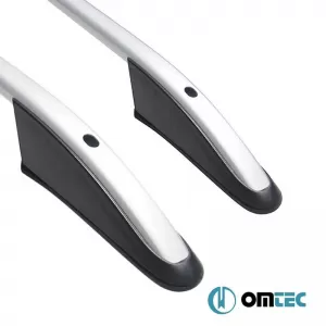 Roof Bars Railing suitable for Fiat Doblo 2010-2021 MVN 263 / Opel Combo 2011-2018 MVN IV Silver 2 Pieces