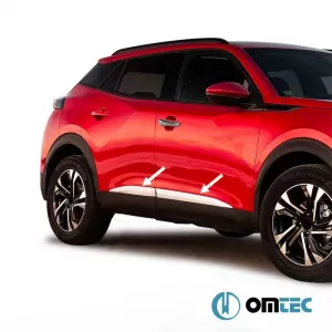 Benzi de ușă cromate potrivite pentru Peugeot 2008 2020+ SUV P24