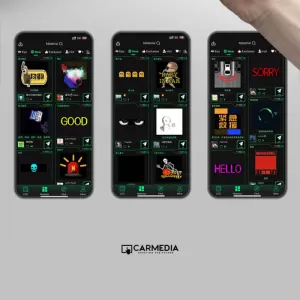 Flexible Digital Led Message Screen Suitable for Android/iOS App 49.2x11cm-image-6322658