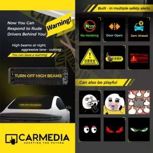 Flexible Digital Led Message Screen Suitable for Android/iOS App 49.2x11cm-image-6322660