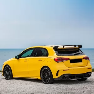 Roof Spoiler suitable for Mercedes-Benz A-Class W177 18+ 5D Hatchback A Design A45 Look from ABS Plastic