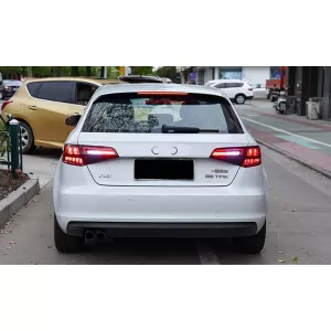 Tailights Set suitable for Audi A3 8V 2013-2019 Sportback Led Bar Red/Smoke-image-6322731