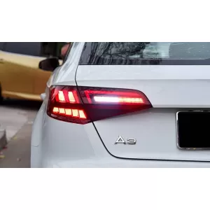 Tailights Set suitable for Audi A3 8V 2013-2019 Sportback Led Bar Red/Smoke-image-6322732