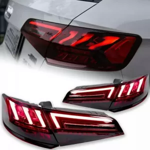 Tailights Set suitable for Audi A3 8V 2013-2019 Sportback Led Bar Red/Smoke-image-6322736