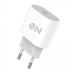 Power Adapter USB-C 20W White suitable for Mobile Accessories 1 Piece