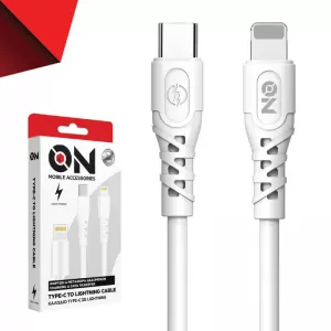 image-49-Cablu de Încărcare Tip-C la Lightning Alb 1m ON Accesorii Mobile 1 Bucată