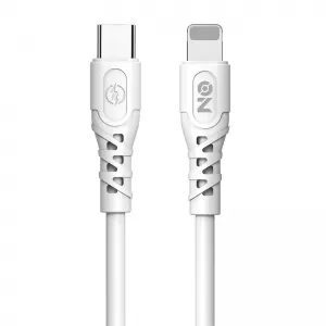 Charge Cable Type-C to Lightning White 1m ON Mobile Accessories 1 Piece-image-6322764