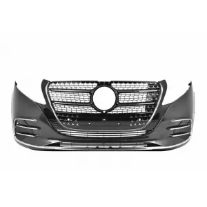 Front Bumper suitable for Mercedes-Benz Vito & V-Class W447 2014 Facelift W448 2025+ A Design Line Look-image-6322802