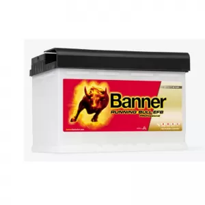 Car Battery 12V 75Ah Right Banner Running Bull EFB Pro 700A (EN) Start Stop 57511