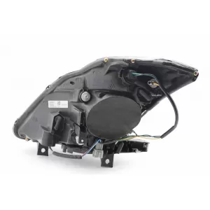 Headlights Set Suitable for Nissan 350Z 03-05 Projector Black H7/H1 Manual-image-6322933