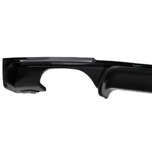 Rear Bumper Diffuser suitable for BMW 3 F30/F31 11-19 M-Packet Gloss Black with 1 Left Double Exhaust Outlets from ABS Plastic 1pc-image-6322985