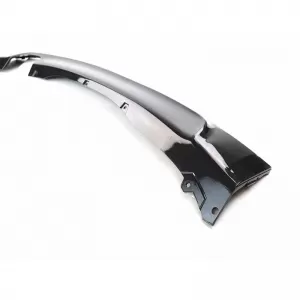 Rear Bumper Diffuser suitable for BMW 3 F30/F31 11-19 M-Tech Matte Black with 1 Left Double Exhaust Outlet from ABS Plastic 1pc