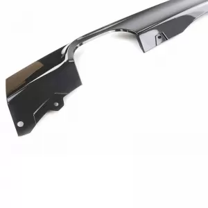 Rear Bumper Diffuser suitable for BMW 3 F30/F31 11-19 M-Tech Matte Black with 1 Left Double Exhaust Outlet from ABS Plastic 1pc