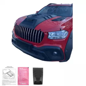Hood Scoop suitable for Mercedes-Benz X-Class W470 2017+ Black Color-image-6323331