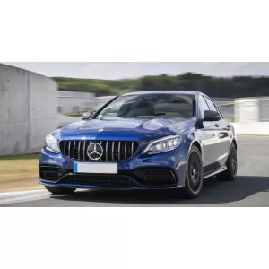 Front Bumper suitable for Mercedes-Benz C-Class W205 S205 A205 C205 Limousine T-Model Coupe Cabriolet 14-21 A Design C63s Facelift Look-image-6323938