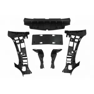 Front Bumper suitable for Mercedes-Benz C-Class W205 S205 A205 C205 Limousine T-Model Coupe Cabriolet 14-21 A Design C63s Facelift Look-image-6323940
