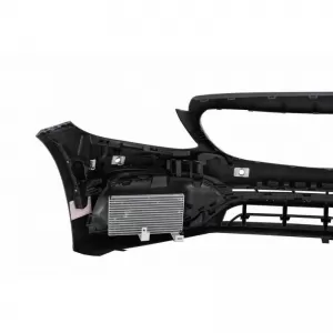 Front Bumper suitable for Mercedes-Benz C-Class W205 S205 A205 C205 Limousine T-Model Coupe Cabriolet 14-21 A Design C63s Facelift Look-image-6323941