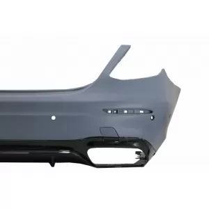 Rear Bumper suitable for Mercedes-Benz E-Class W213 16-19 Pre-Facelift A Design 63s Look Black Edition-image-6324223