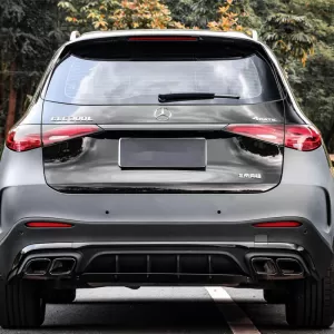 Body Kit suitable for Mercedes-Benz GLC SUV X254 (2022+) GLC63Amg Look Night Package with Bumpers, Grill, Exhaust Tips-image-6324426