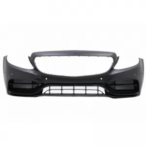 Body Kit suitable for Mercedes-Benz C-Class W205 14-20 Sedan A Design C63s Facelift Look With Grille & Exhaust Pipes Black Edition-image-6324551
