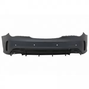 Body kit suitable for Mercedes-Benz CLA C117 W117 (2013-2018) Facelift A Design CLA45 Look Black Edition with Grille & Exhaust Tips Black-image-6324597
