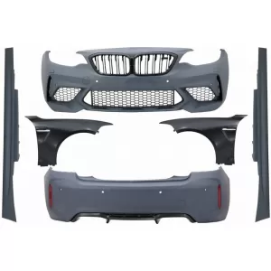 Body Kit suitable for BMW 2 F22 Coupe F23 Cabrio (2014-2017) Upgrade Wide Body M2 Competition Design-image-6324623