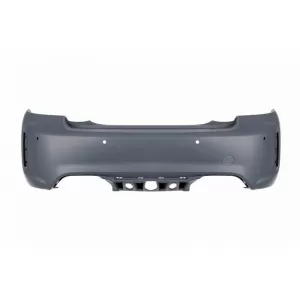 Rear bumper suitable for BMW 2 F22 Coupe F23 Cabrio (2014-2017) M2 Competition look from ABS plastic-image-6324648