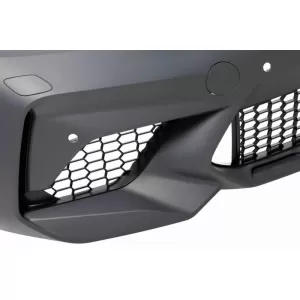 Front Bumper suitable for BMW 2 F22 Coupe F23 Cabrio (2014-2017) M2 Competition Look from ABS Plastic-image-6324655