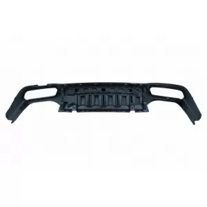 Rear Bumper Diffuser suitable for Mercedes-Benz E-Class W213 16-19 with A Design Line Bumper Black A Design 63 Look with Black Exhaust Tips-image-6324695