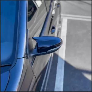 Mirror Covers suitable for VW Golf VI (6) 08-12, Touran 10-15 R Look Clip On Glossy Black 2 Pieces-image-6324733
