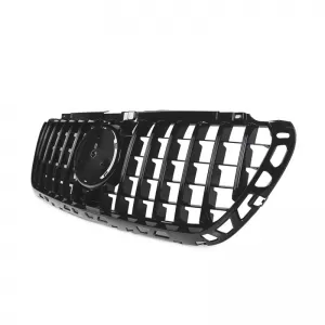 Front Grille suitable for Mercedes-Benz Sprinter W907 18-26 GT A Design Panamericana Look Black 1 Pc-image-6324755