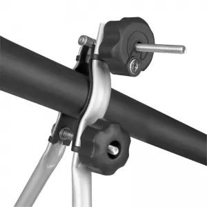 Roof Bicycle Carrier Menabo Huggy Lock Steel Grey suitable for 1 Bicycle-image-6324769