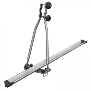Roof Bicycle Carrier Menabo Huggy Lock Steel Grey suitable for 1 Bicycle-image-6324770