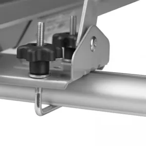 Roof Bicycle Carrier Menabo Huggy Lock Steel Grey suitable for 1 Bicycle-image-6324773