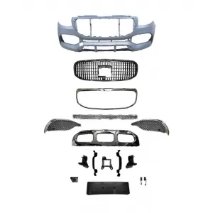 Front Bumper suitable for Mercedes-Benz Sprinter W907 2017-2023 Maybach Look With Grill-image-6324885