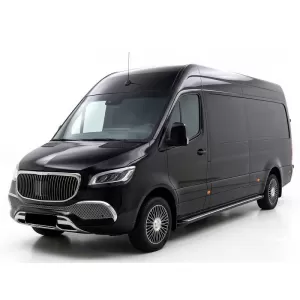 Front Bumper suitable for Mercedes-Benz Sprinter W907 2017-2023 Maybach Look With Grill-image-6324886