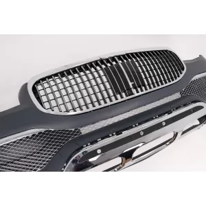 Front Bumper suitable for Mercedes-Benz Sprinter W907 2017-2023 Maybach Look With Grill-image-6324889