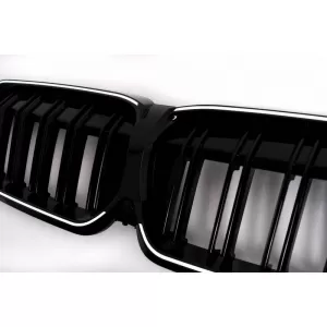 Front Grilles suitable for BMW 3 G20 / G21 19-22 M4 Look with LED Double Grille Glossy Black with 1 Pc-image-6325180