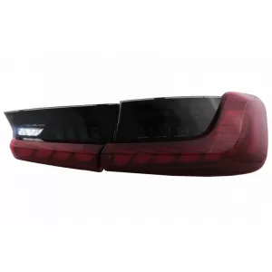 Tailights Set Suitable for BMW 3 G20 G28 M3 G80 18-22 Sedan Dynamic Signal Red/Smoke Vland-image-6325190