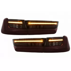 Tailights Set Suitable for BMW 3 G20 18-22 Sedan Laser Look Red/Smoke Vland-image-6325196