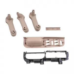 Internal Door Handle Set suitable for VW Golf 4 / Passat / Skoda Superb / Seat Alhambra / Ford Galaxy Beige 9 Pieces-image-6325225