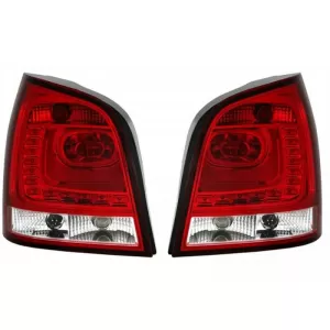 Tailights Set suitable for VW Polo 9N3 05-09 LED GTI/R20 Look Red/Clear Eagle Eyes-image-6325256