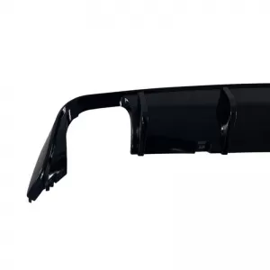 Rear Bumper Diffuser suitable for VW Golf VIII (8) 2019+ R-Look for Life Style & Impression Bumper Glossy Black from ABS Plastic-image-6325262