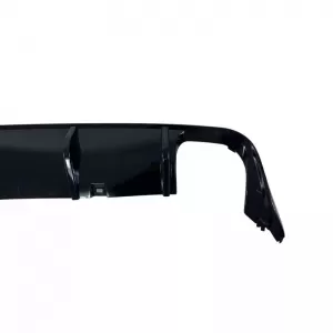 Rear Bumper Diffuser suitable for VW Golf VIII (8) 2019+ R-Look for Life Style & Impression Bumper Glossy Black from ABS Plastic-image-6325263
